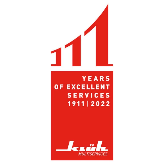 Klüh 111 Jahre Jubiläums Logo
